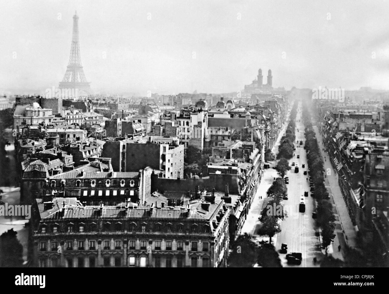 The view of Paris, 1940 Stock Photo - Alamy
