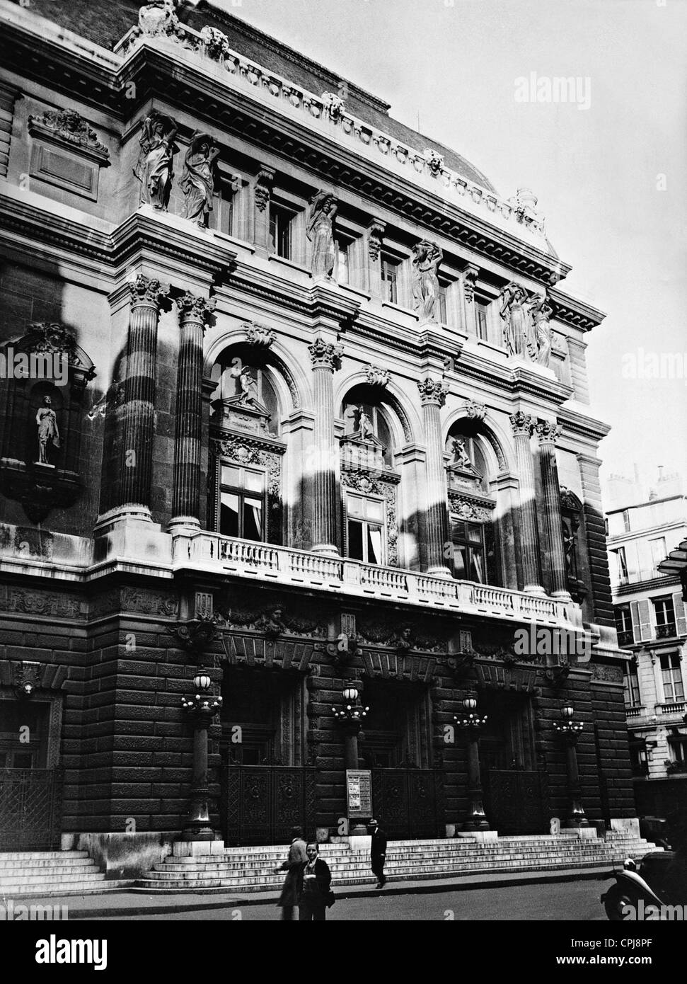 Opera comique in Paris, 1935 Stock Photo Alamy