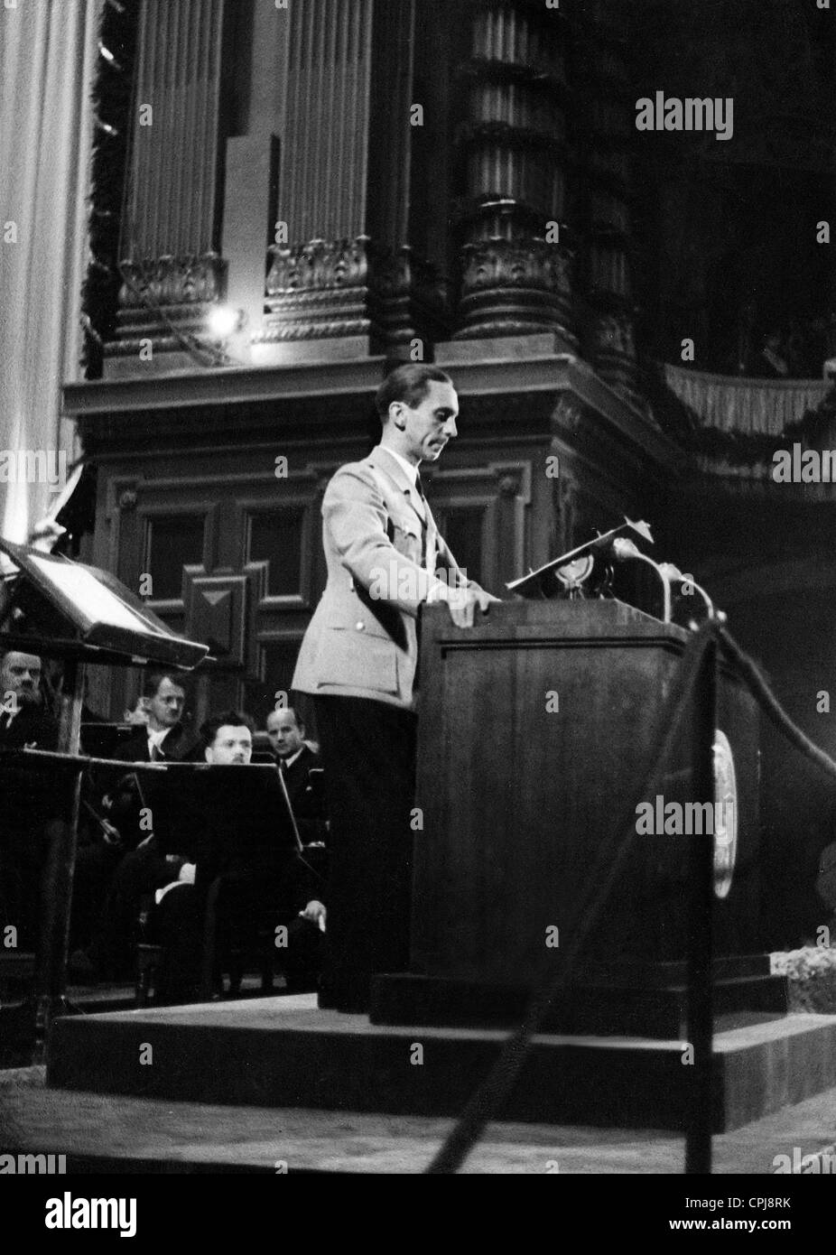 Joseph Goebbels, 1935 Stock Photo