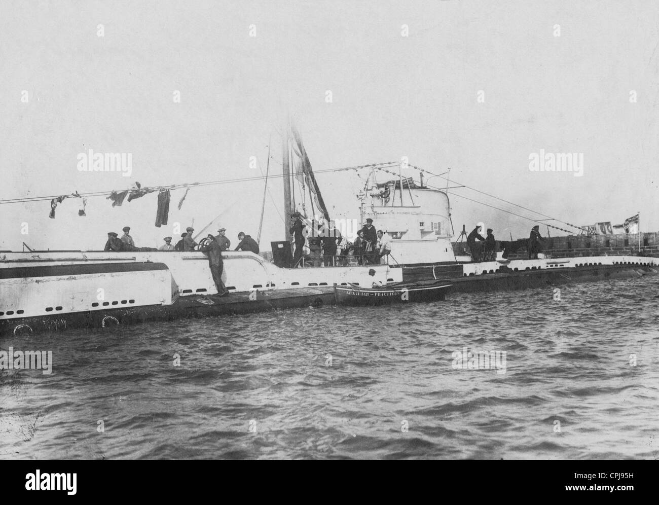 German submarine U 52 in Cadiz, 1917 Stock Photo Alamy