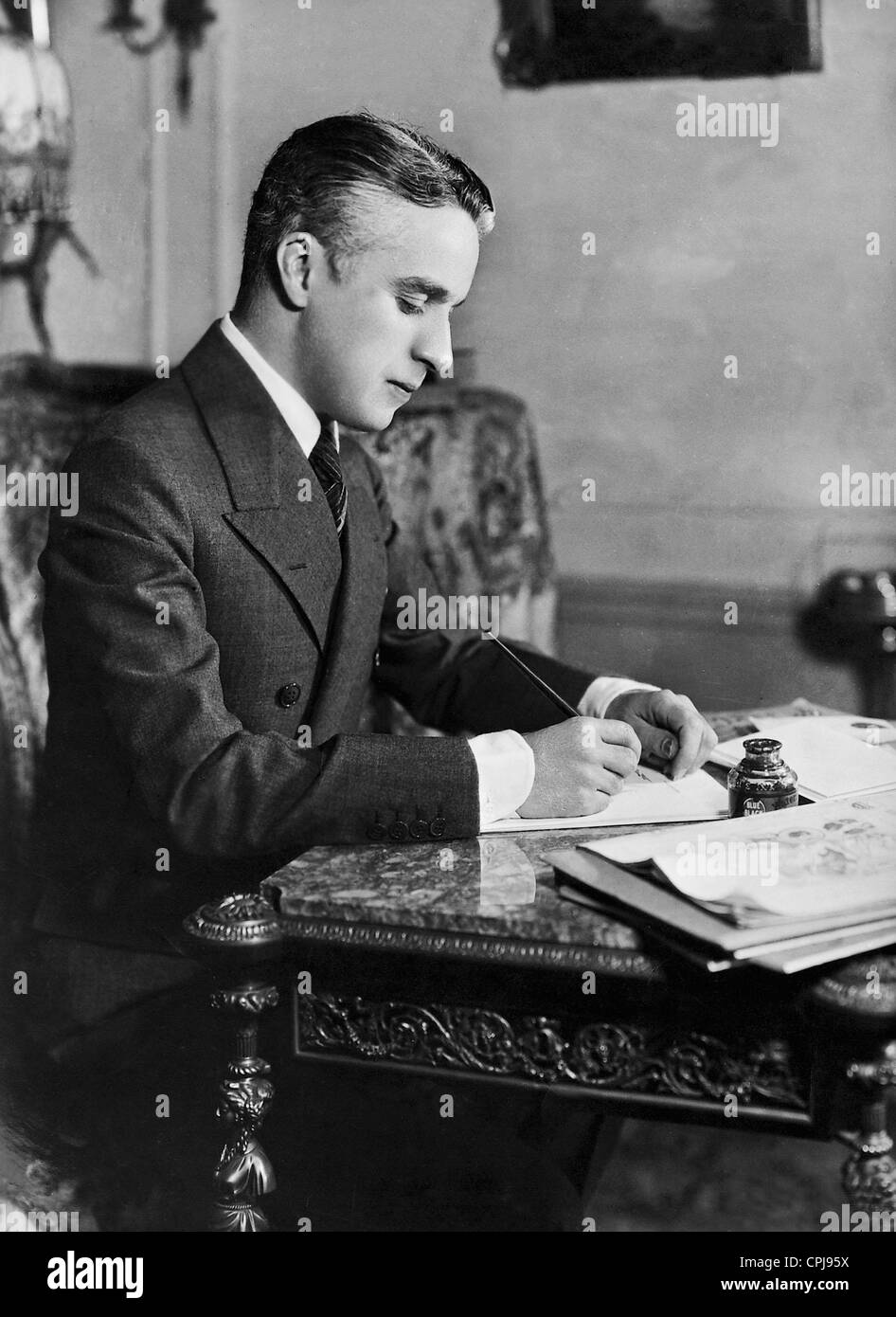 Charles Chaplin, 1928 Stock Photo