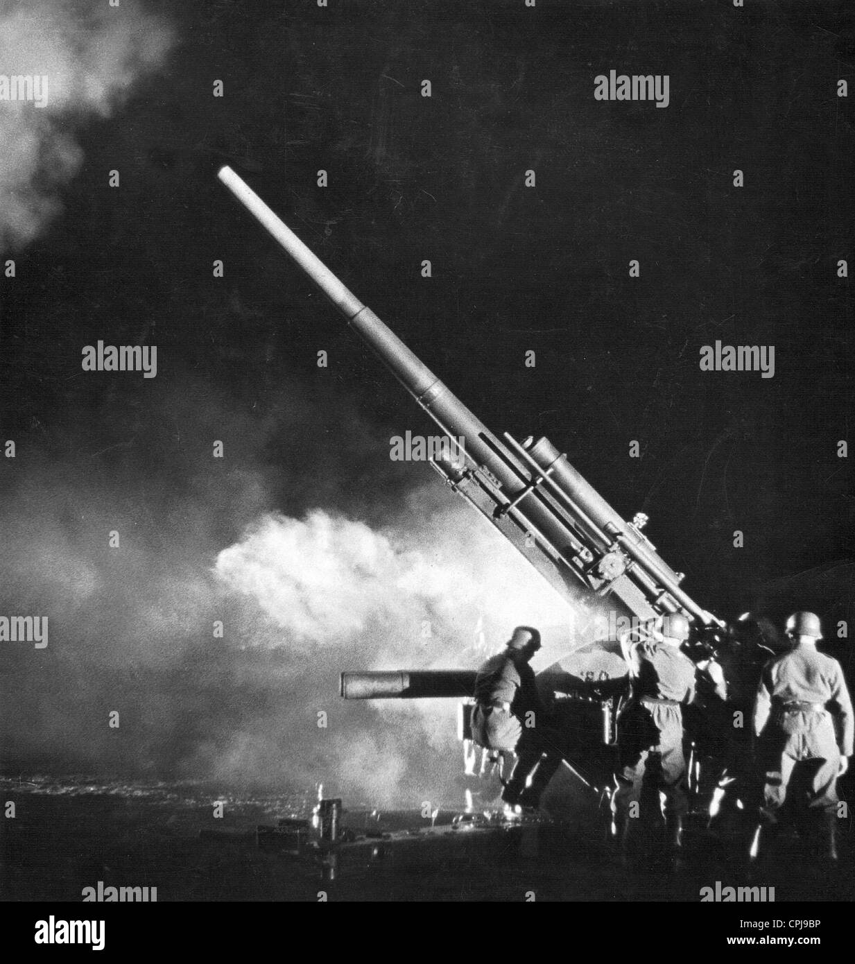 German Flak, 1943 Stock Photo