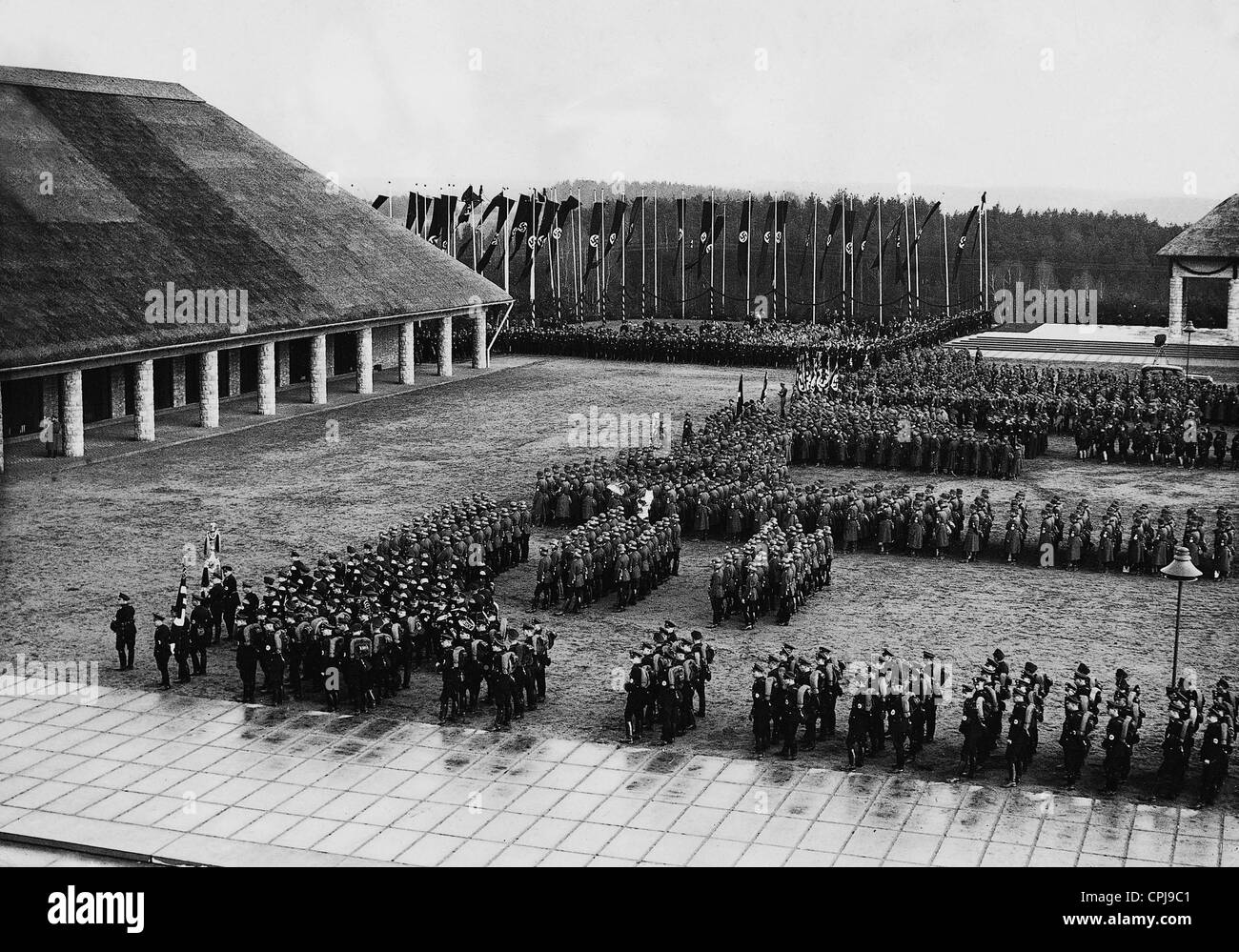 Inauguration of the NSDAP Party training center castle Crossinsee, 1936 Stock Photo