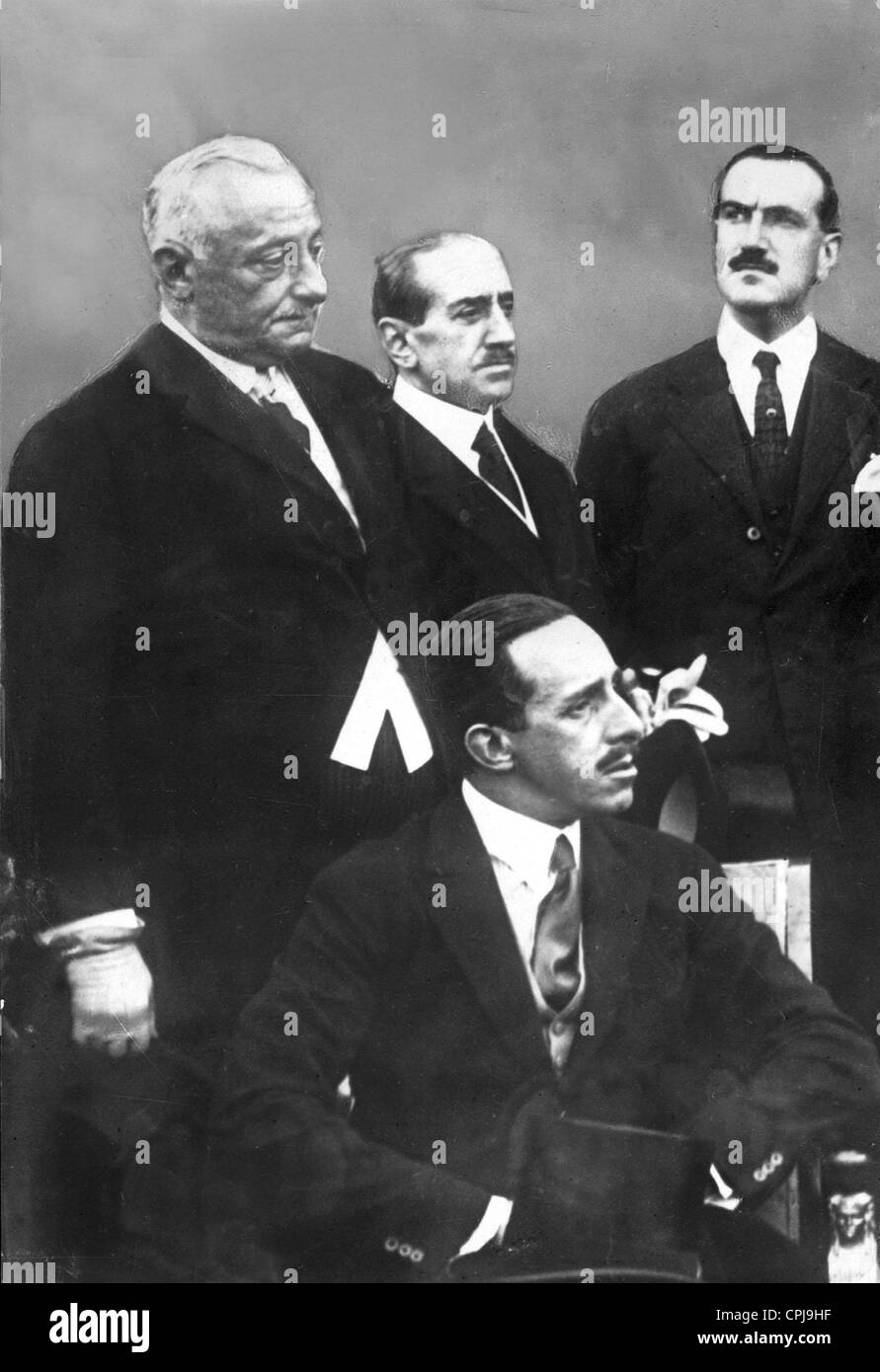 King Alfons XIII of Spain abdicates, 1931 Stock Photo