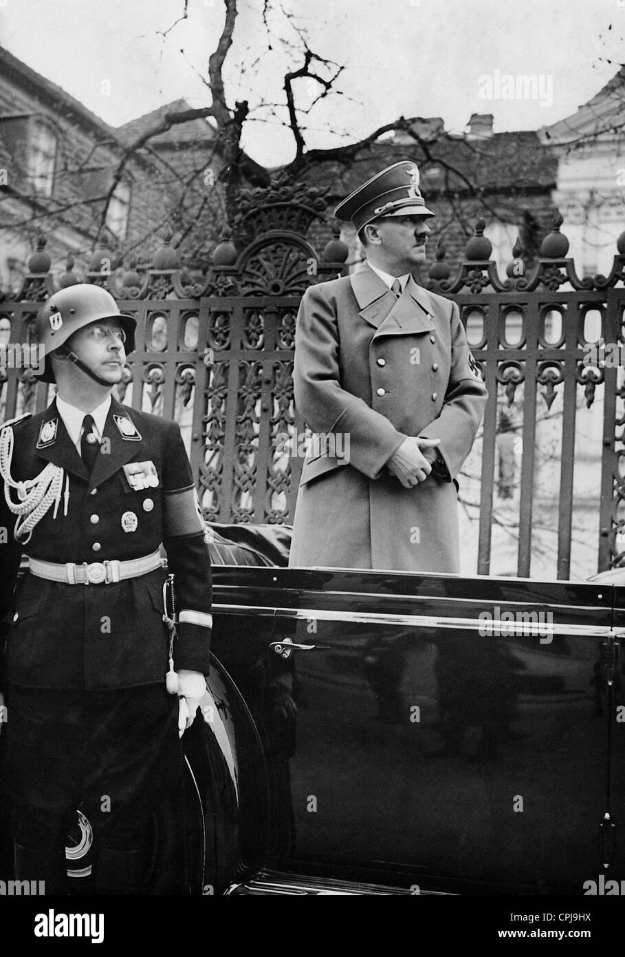 Adolf Hitler and Heinrich Himmler, 1939 Stock Photo