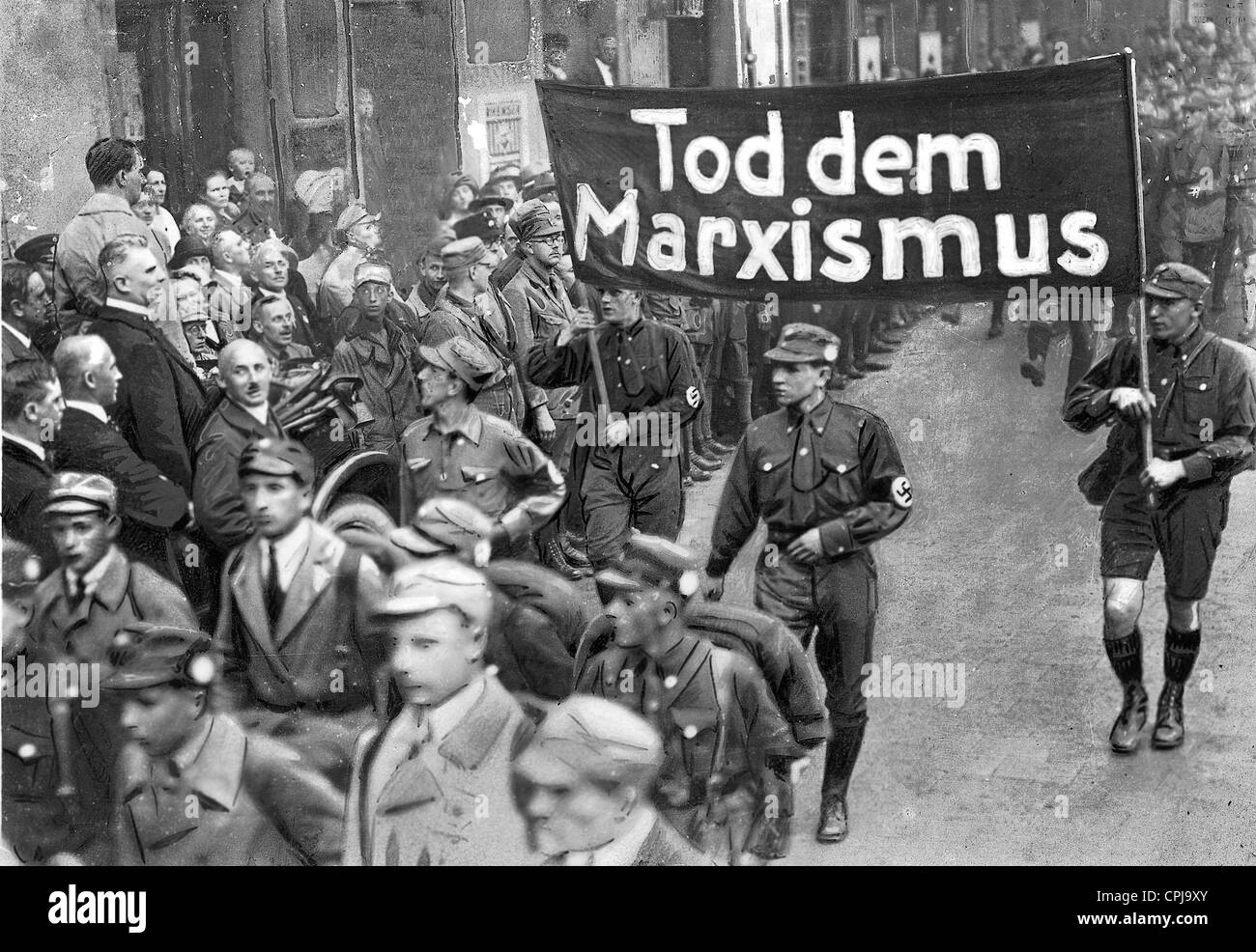 Julius Streicher and Adolf Hitler at the Nuremberg Rally in Weimar, 1926 Stock Photo - Alamy