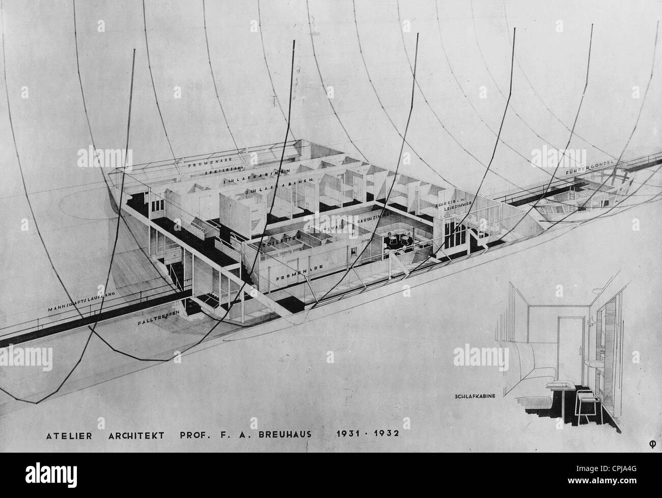 Hindenburg Interior Layout