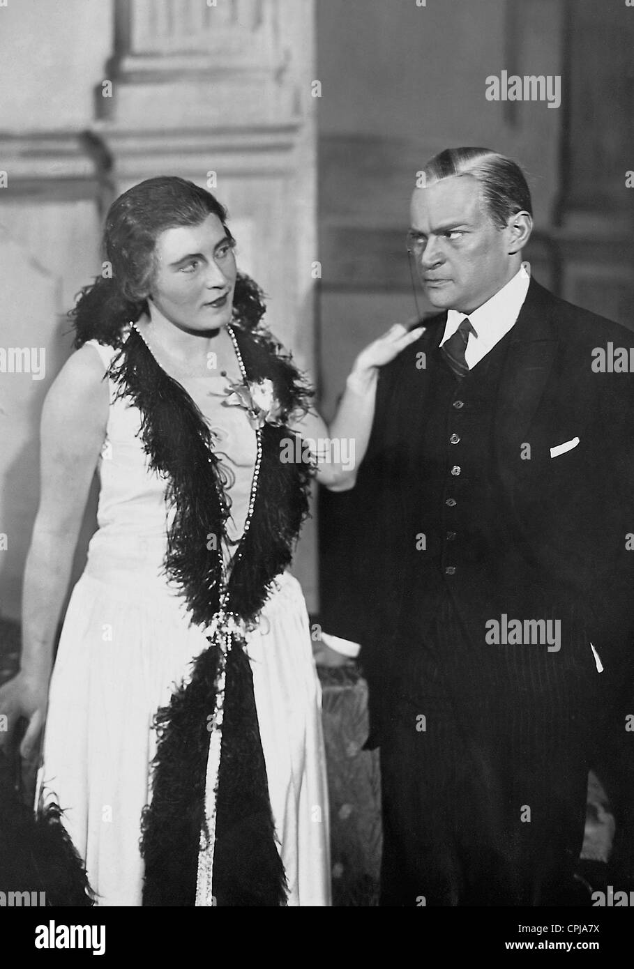 Gerda Muller and Fritz Kortner in 'Lulu', 1926 Stock Photo