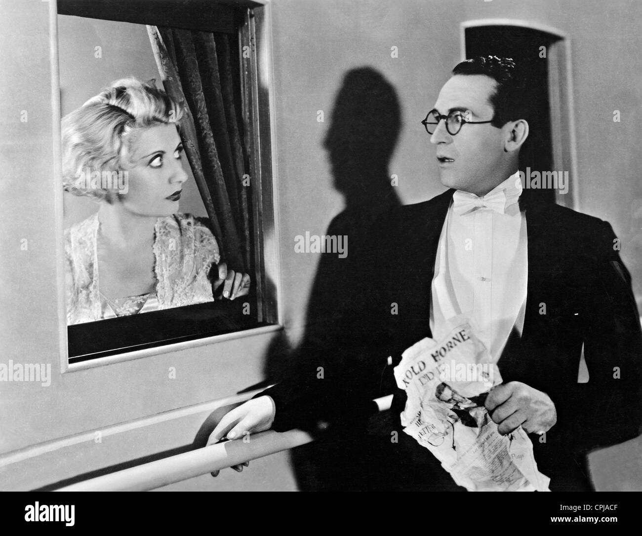 Harold Lloyd in 'Feet First', 1930 Stock Photo Alamy