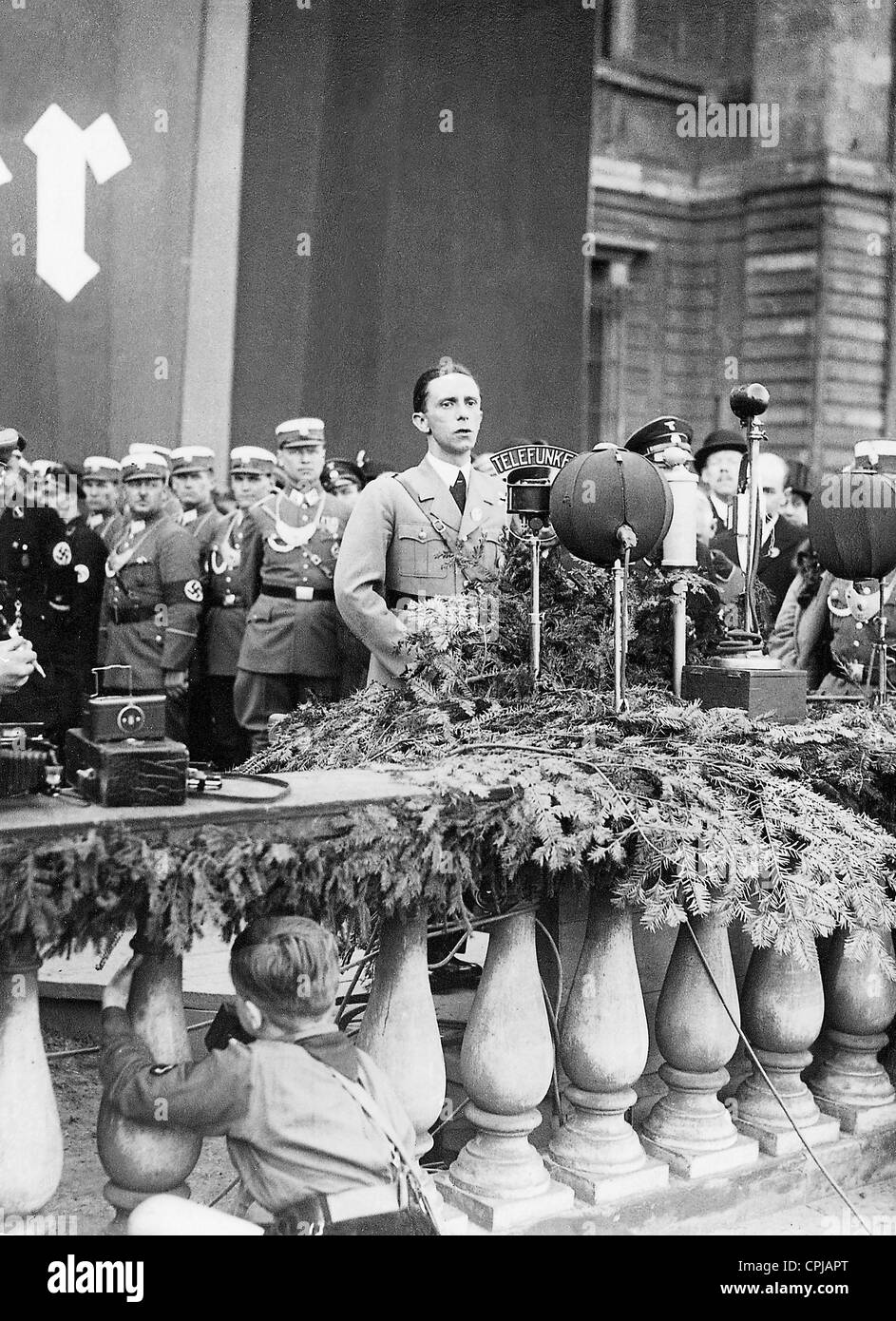 Joseph Goebbels on Labor Day, 1934 Stock Photo