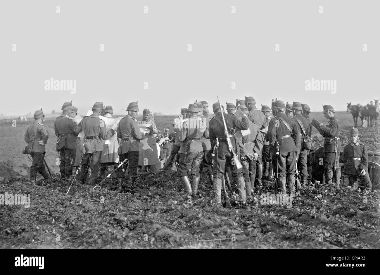 Maneuver in Qingdao, 1910 Stock Photo Alamy