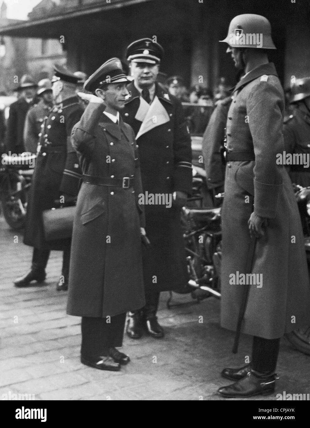 Joseph Goebbels in Danzig, 1935 Stock Photo
