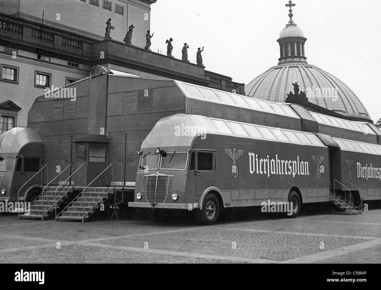 Exhibition on wheels of the four-year plan, 1938 Stock Photo