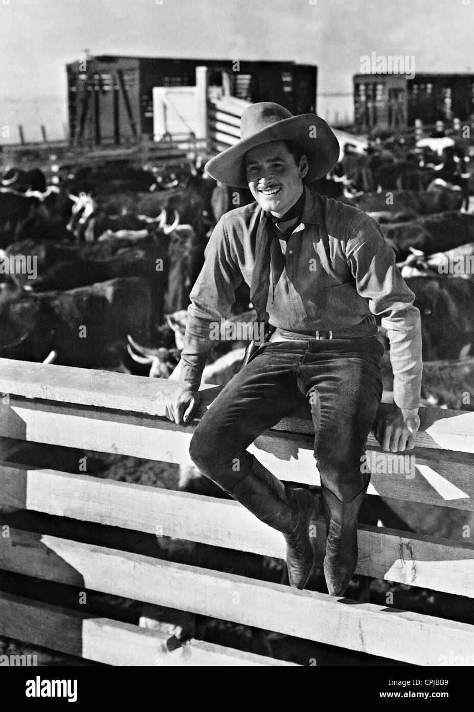 Errol Flynn in 'Herr des Wilden Westens', 1939 Stock Photo
