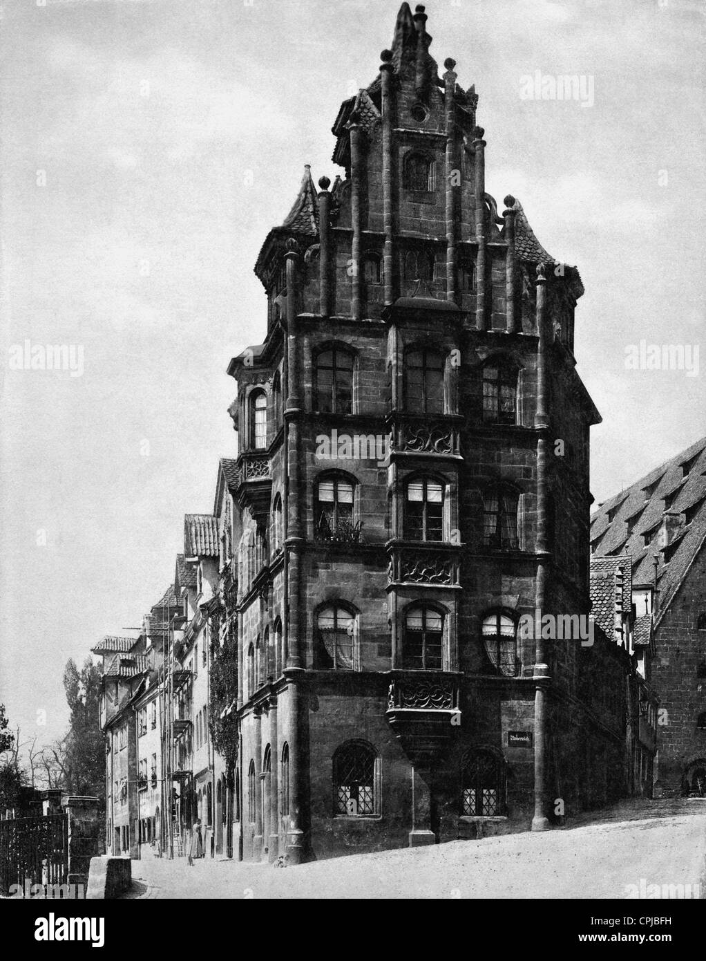 Toplerhaus in Nuremberg Stock Photo