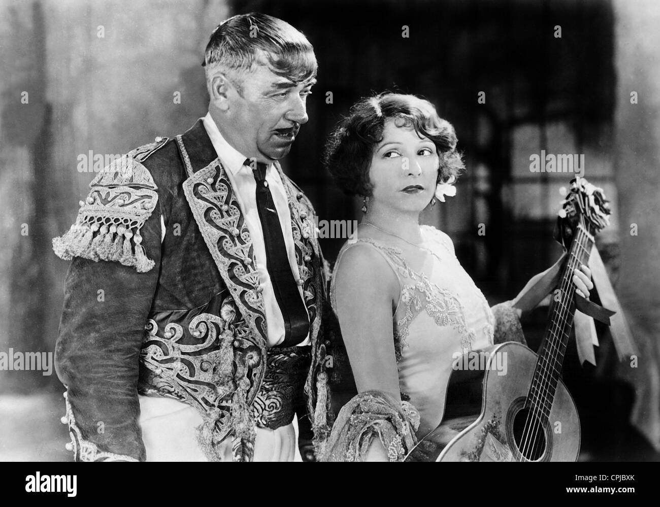 Noah Beery and Norma Talmadge in 'The Dove', 1927 Stock Photo