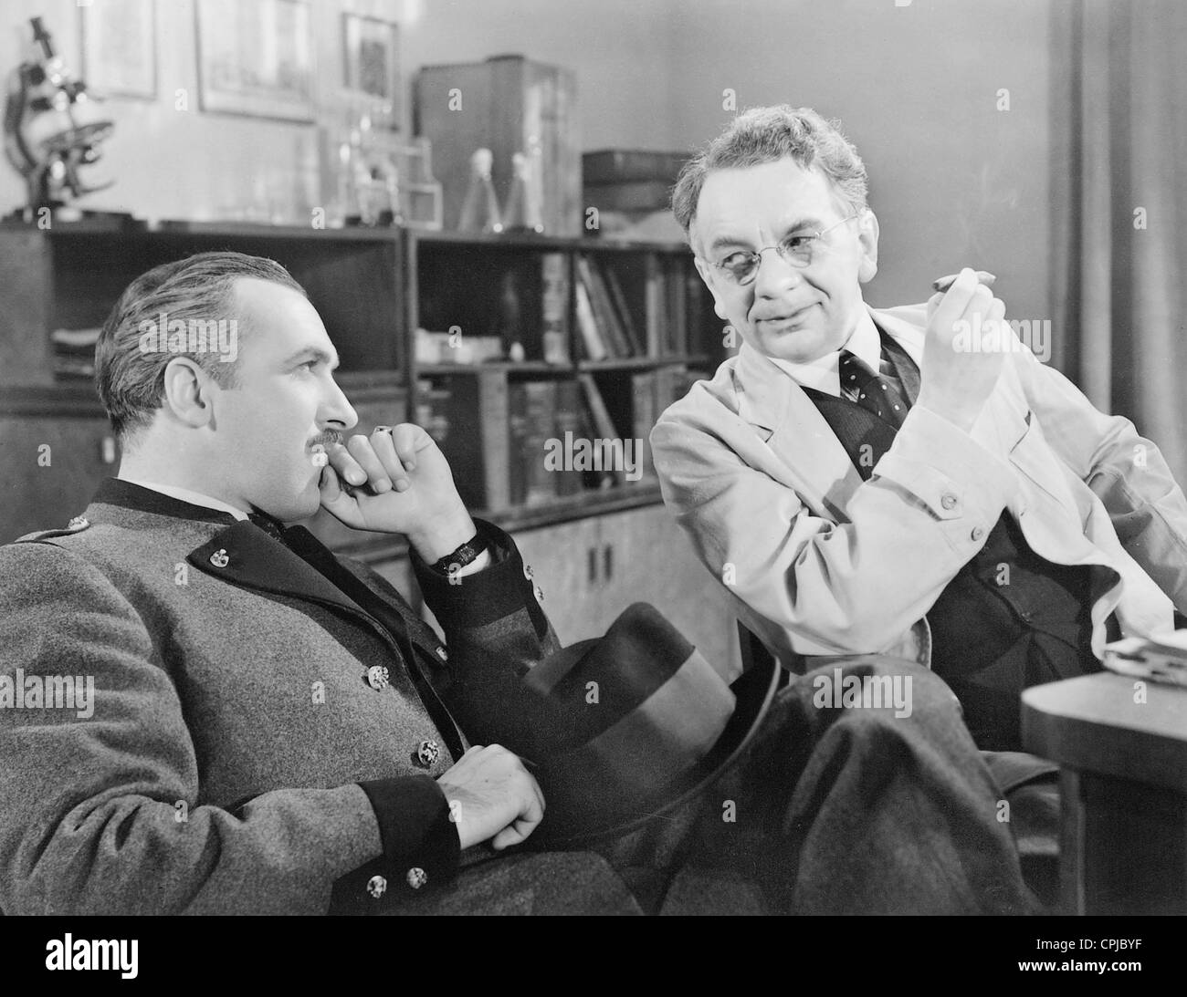 Ferdinand Marian and Erich Ponto in 'Aus erster Ehe', 1940 Stock Photo