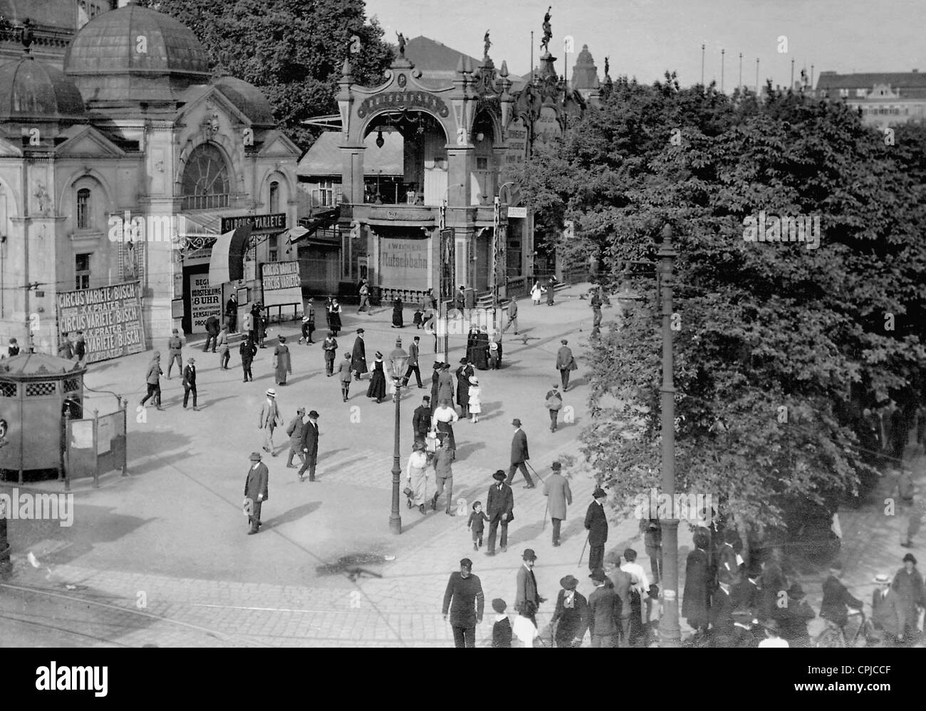 Vienna Prater, 1917 Stock Photo