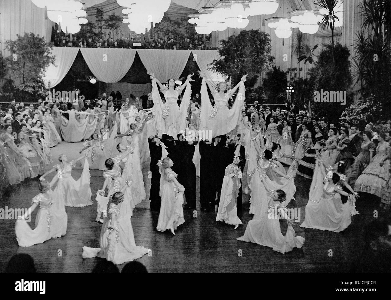 Vienna Opera Ball, 1937 Stock Photo