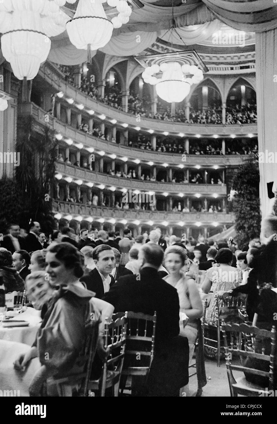 Vienna Opera Ball, 1936 Stock Photo