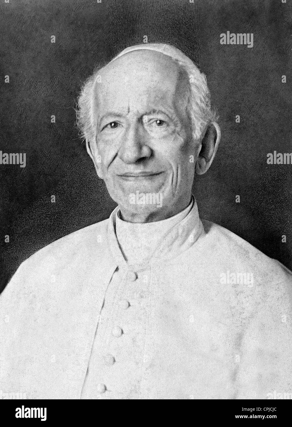Pope Leo XIII, 1901 Stock Photo