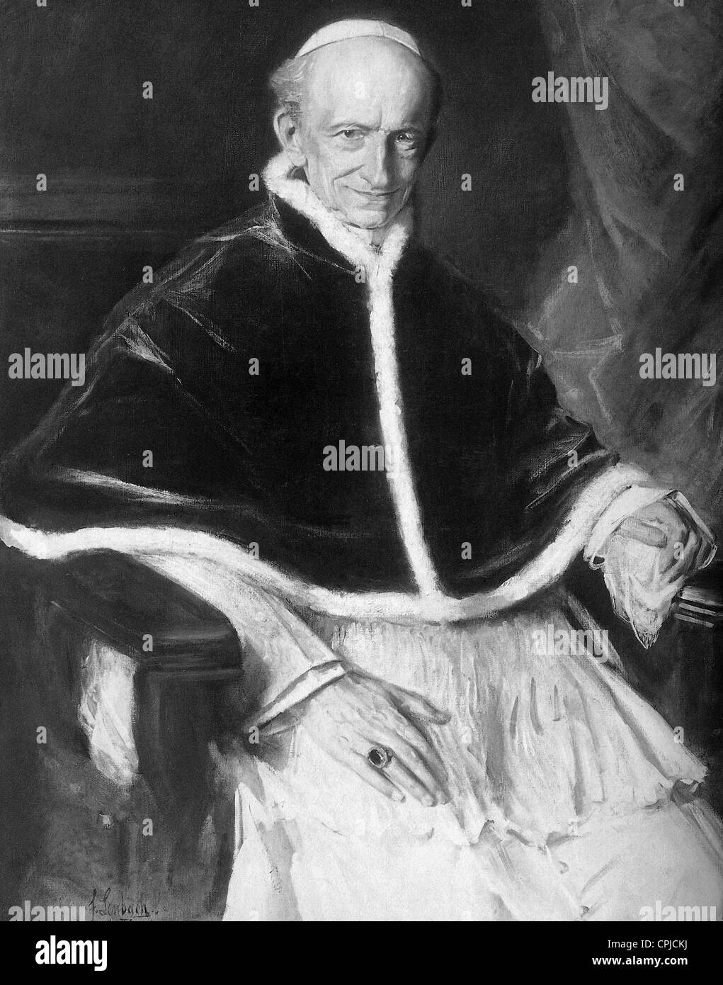 Pope Leo XIII Stock Photo