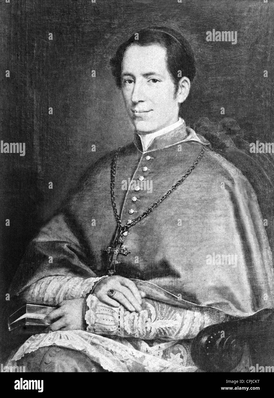 Leo XIII as Papal Nuncio in Brussels, 1843 Stock Photo