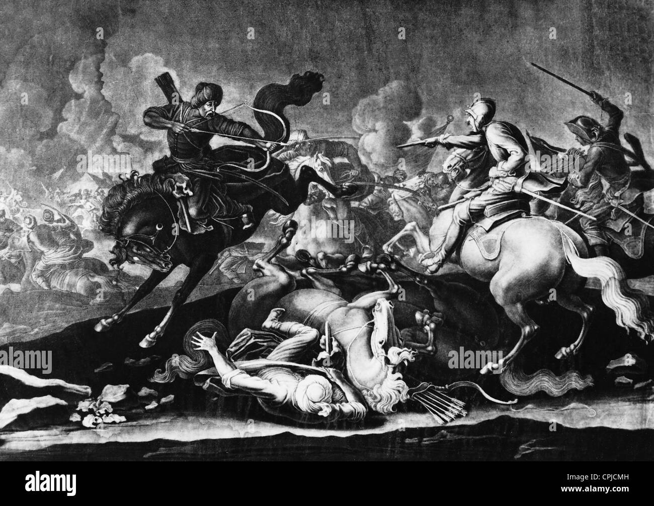 Turkish war, 1683 Stock Photo