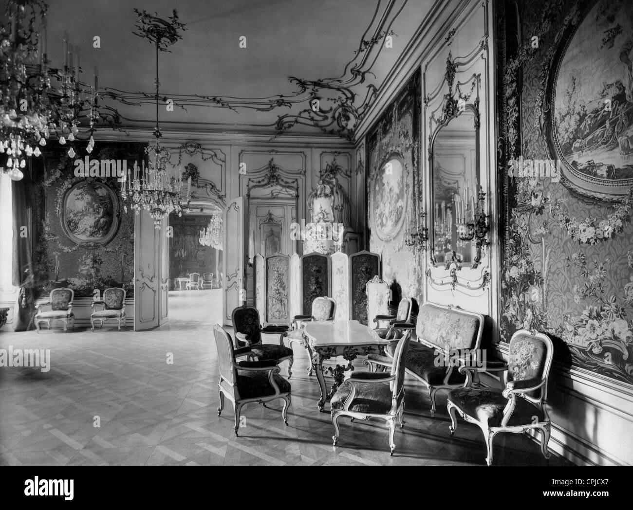 Alexander Apartment In The Vienna Hofburg 1936 Stock Photo Alamy