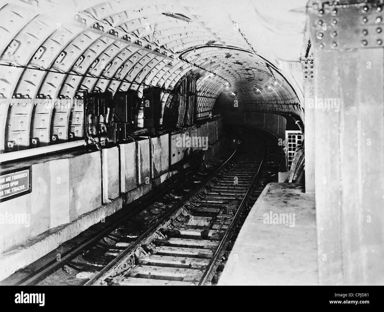 Hudson Tunnel in New York, 1908 Stock Photo - Alamy