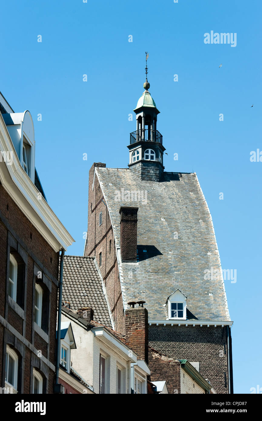 Detail of a typical house, Maastricht, Limburg, The Netherlands, Europe. Stock Photo