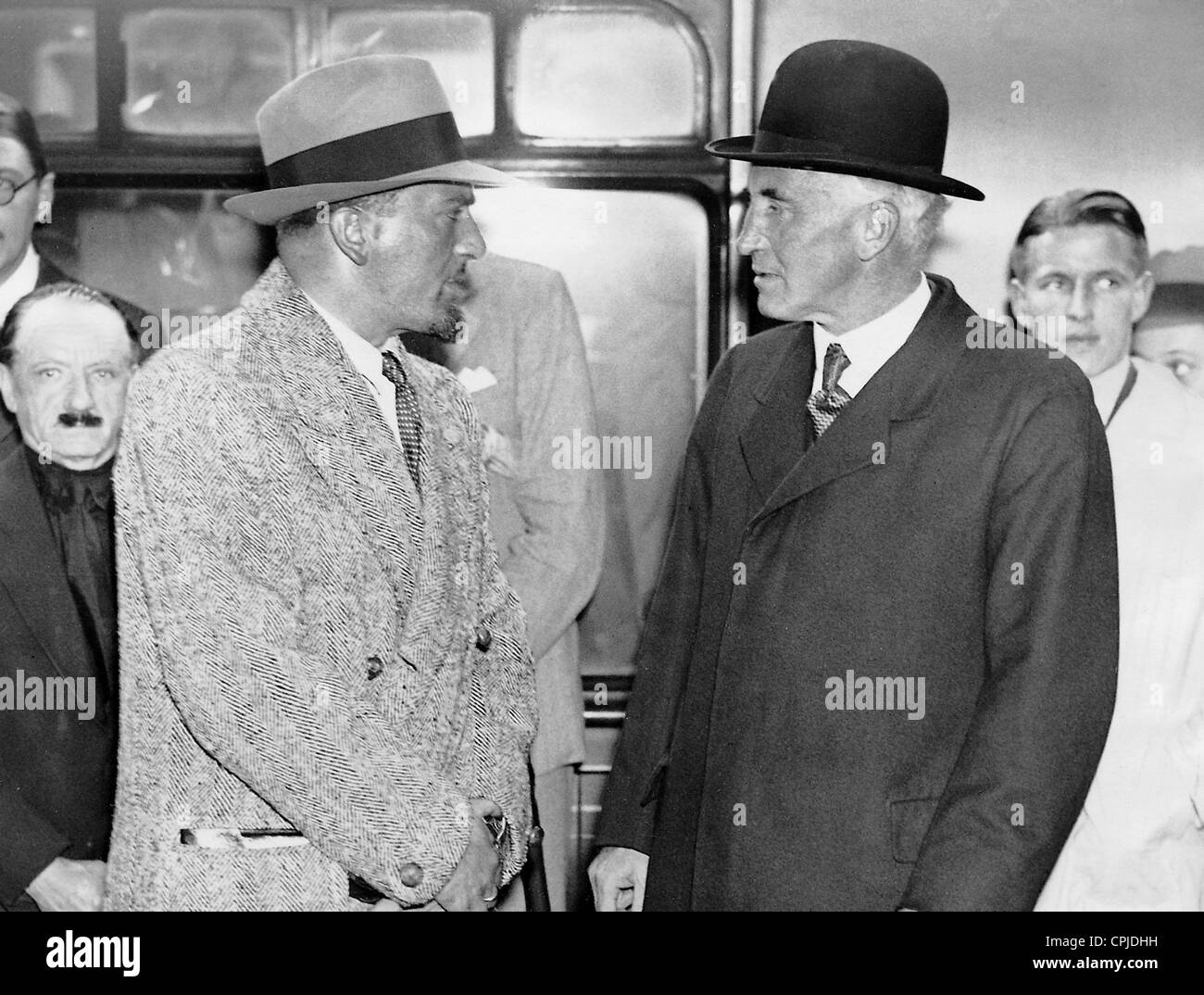 Dino Grandi and Sir John Simon in London, 1932 Stock Photo