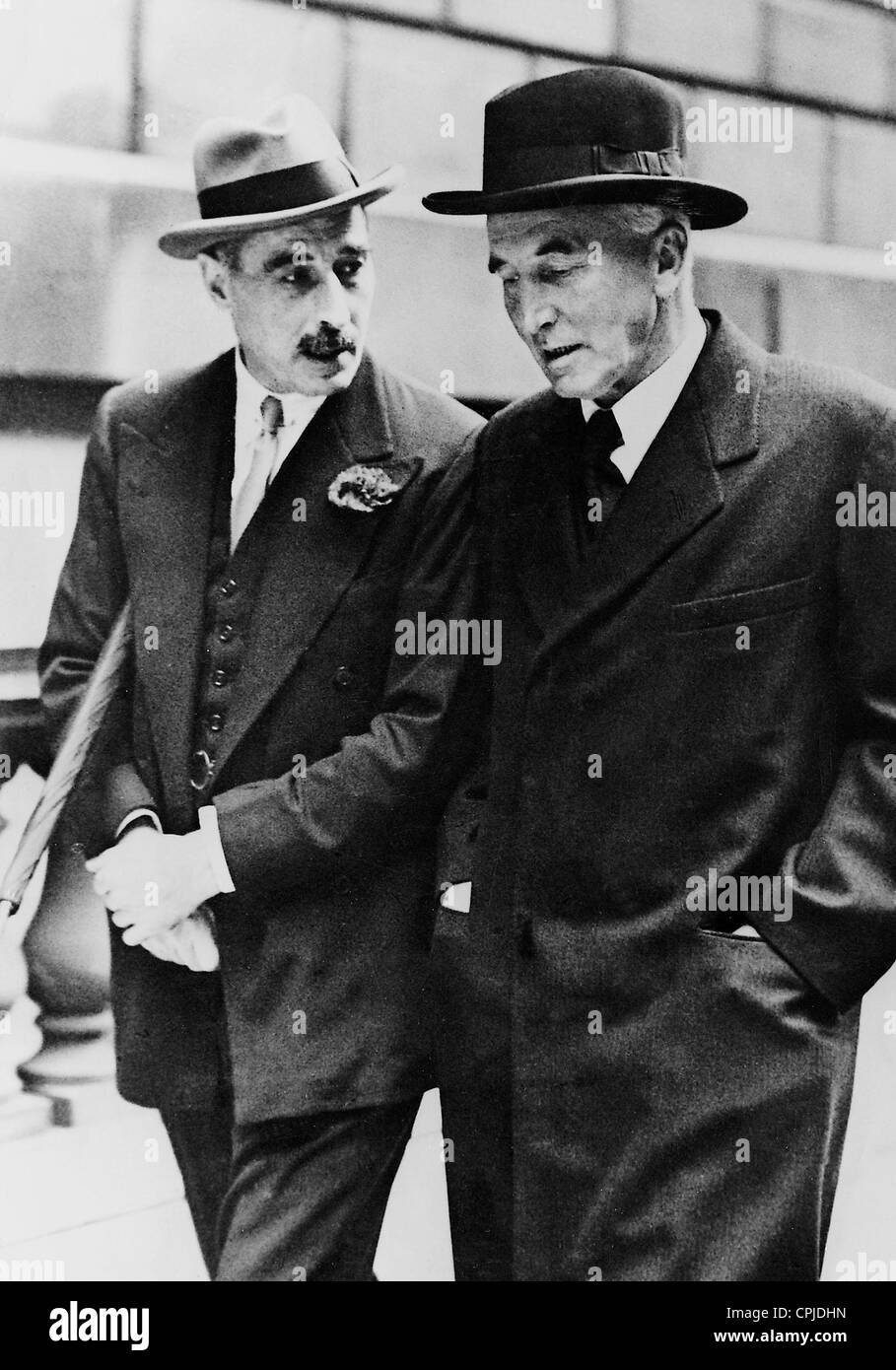 Sir Neville Henderson and Sir John Simon in Berlin, 1938 Stock Photo