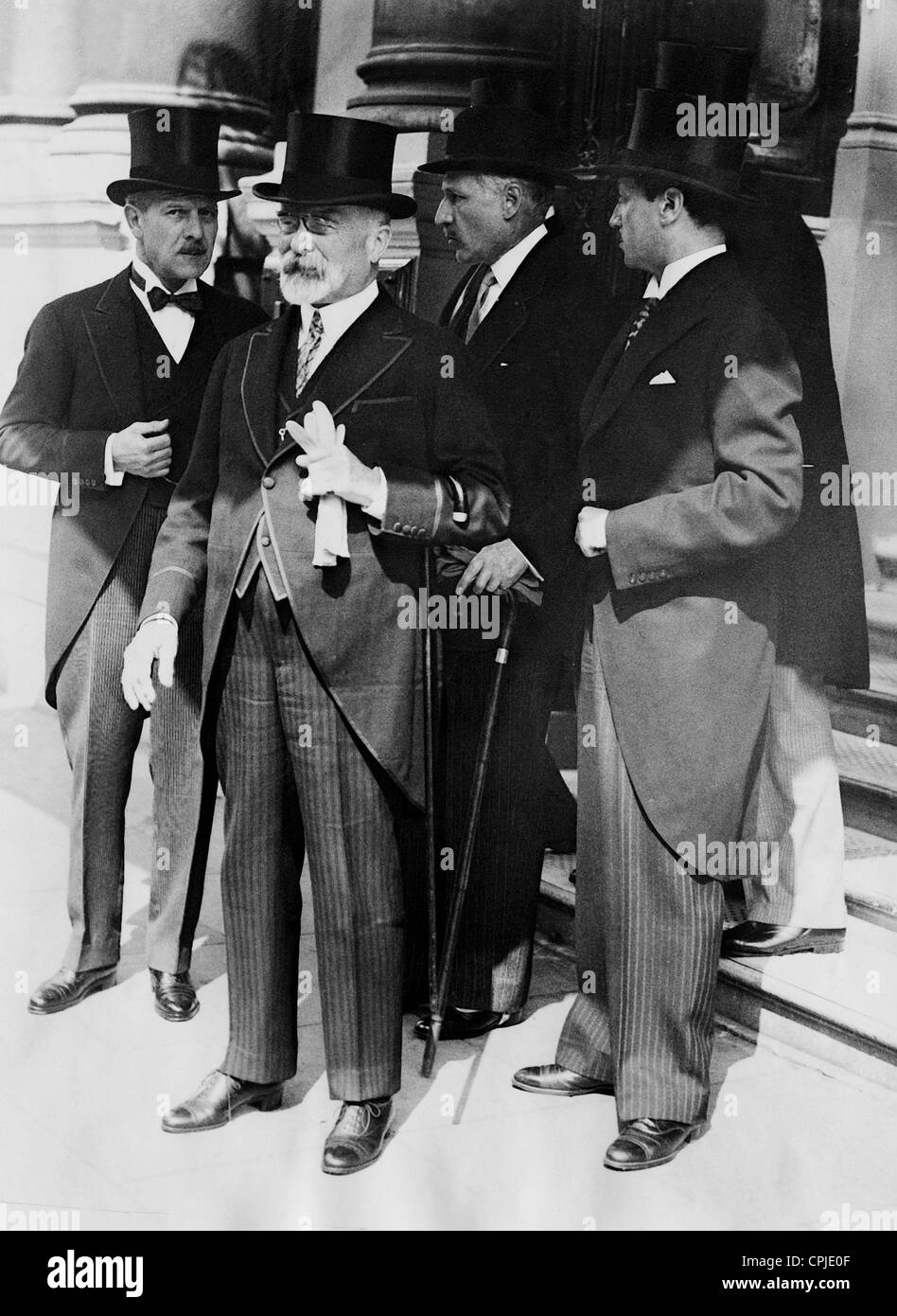 Jean Louis Barthou in London, 1934 Stock Photo