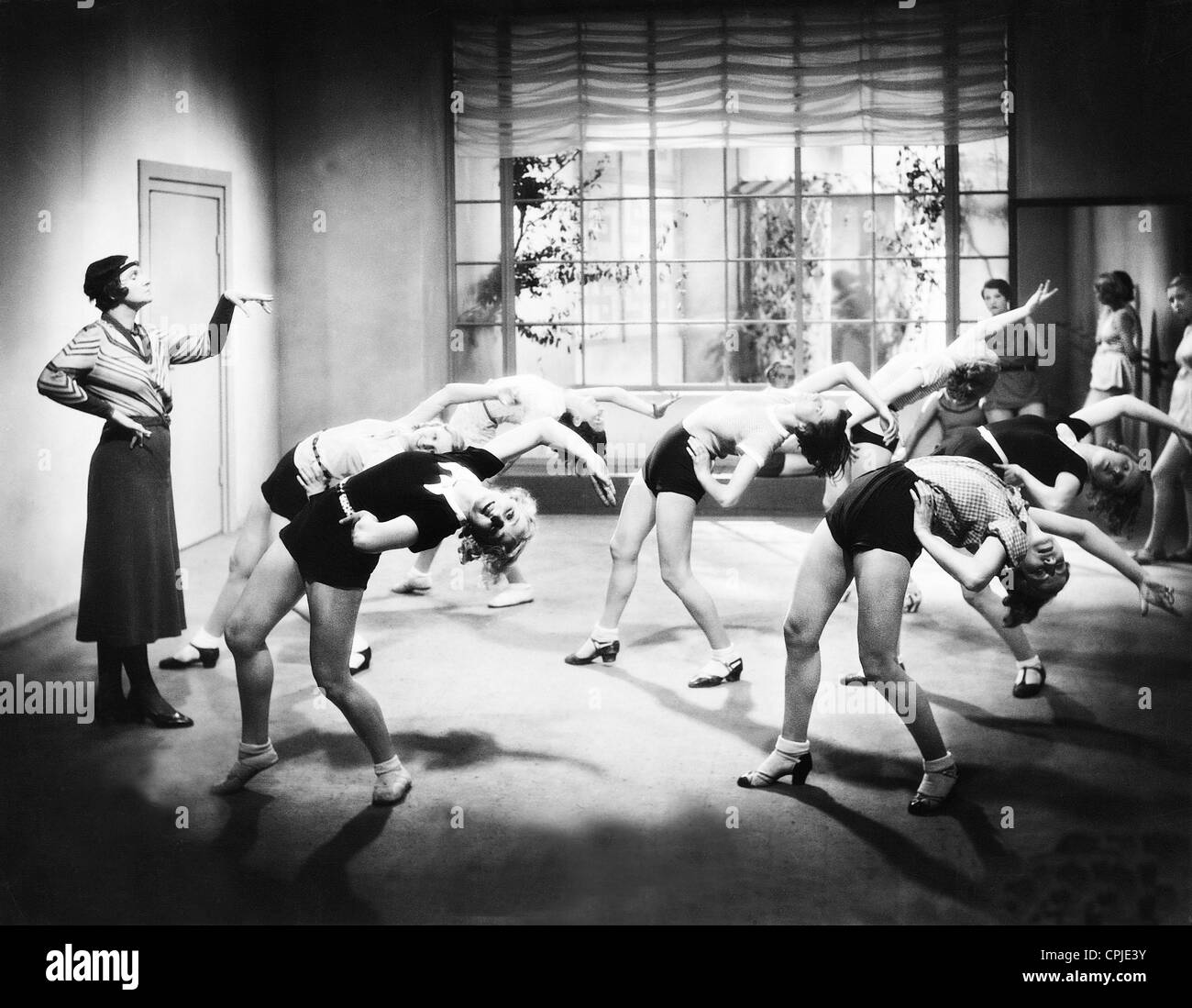 Dance lesson in 'Musik im Blut' [The Kurt Widmann Story], 1934 Stock Photo