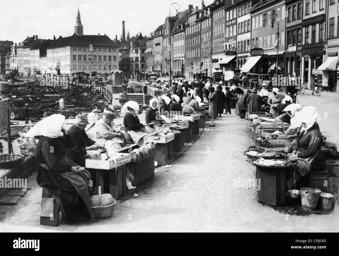 Fish market in Copenhagen Stock Photo Alamy