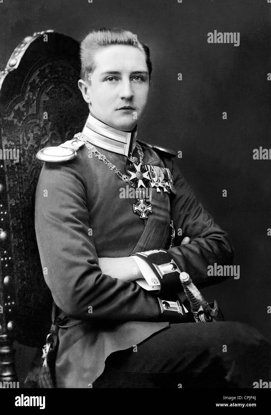 Prince August Wilhelm of Prussia, 1906 Stock Photo