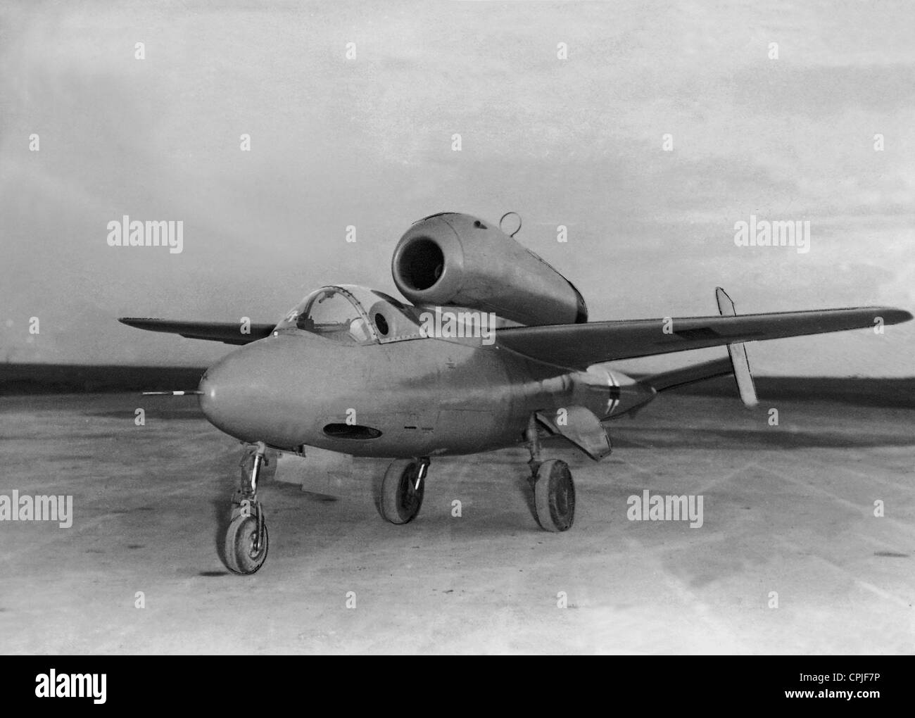a German Heinkel he 162 Plane, 1944 Stock Photo