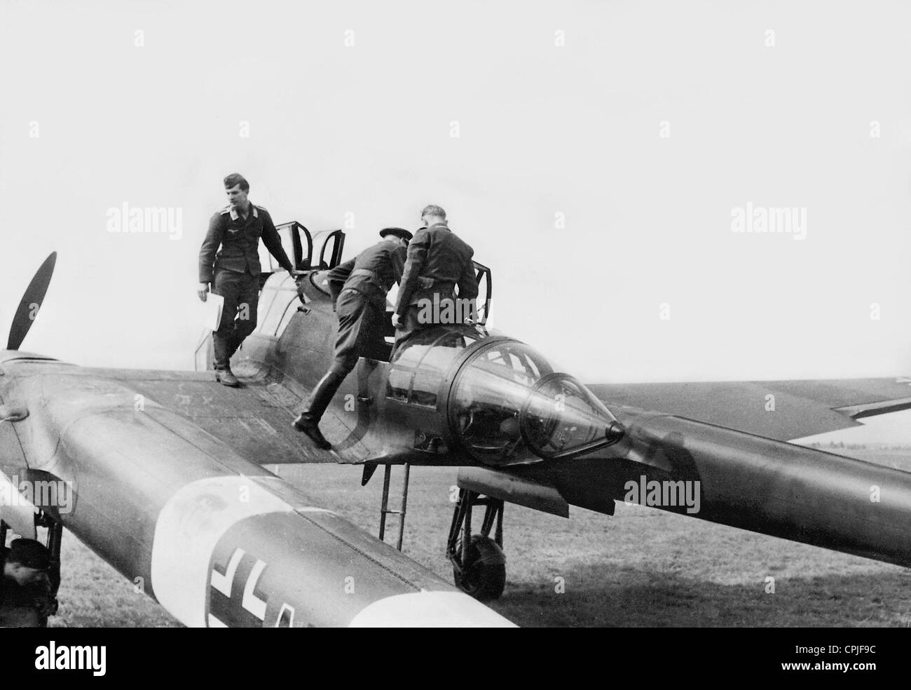 The German reconnaissance aircraft Focke Wulf Fw 189, 1941 Stock Photo