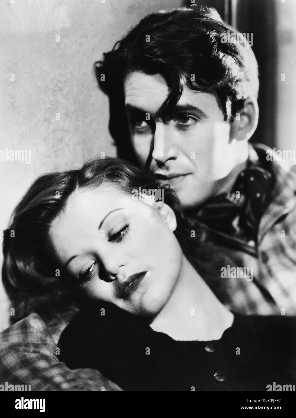 James Stewart and Simone Simon in 'Seventh Heaven', 1937 Stock Photo