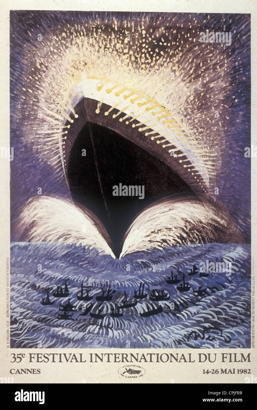 Festival de Cannes 1982 Stock Photo Alamy