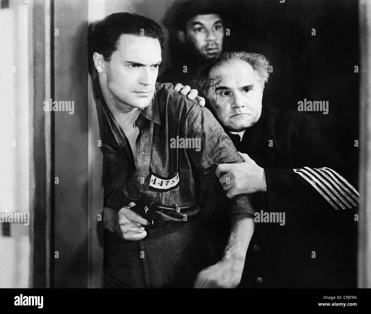 Gustav Diessl in 'Men Behind Bars', 1931 Stock Photo