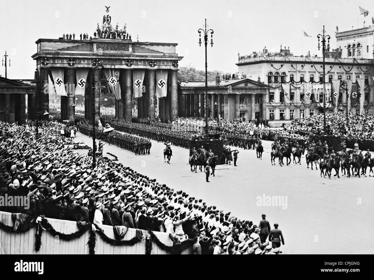 Victory parade of the Wehrmacht in Berlin, 1940 Stock Photo