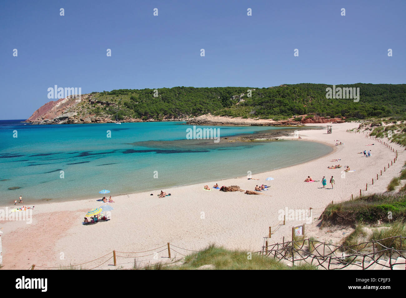 Cala d'Algaiarens, Menorca, Balearic Islands, Spain Stock Photo
