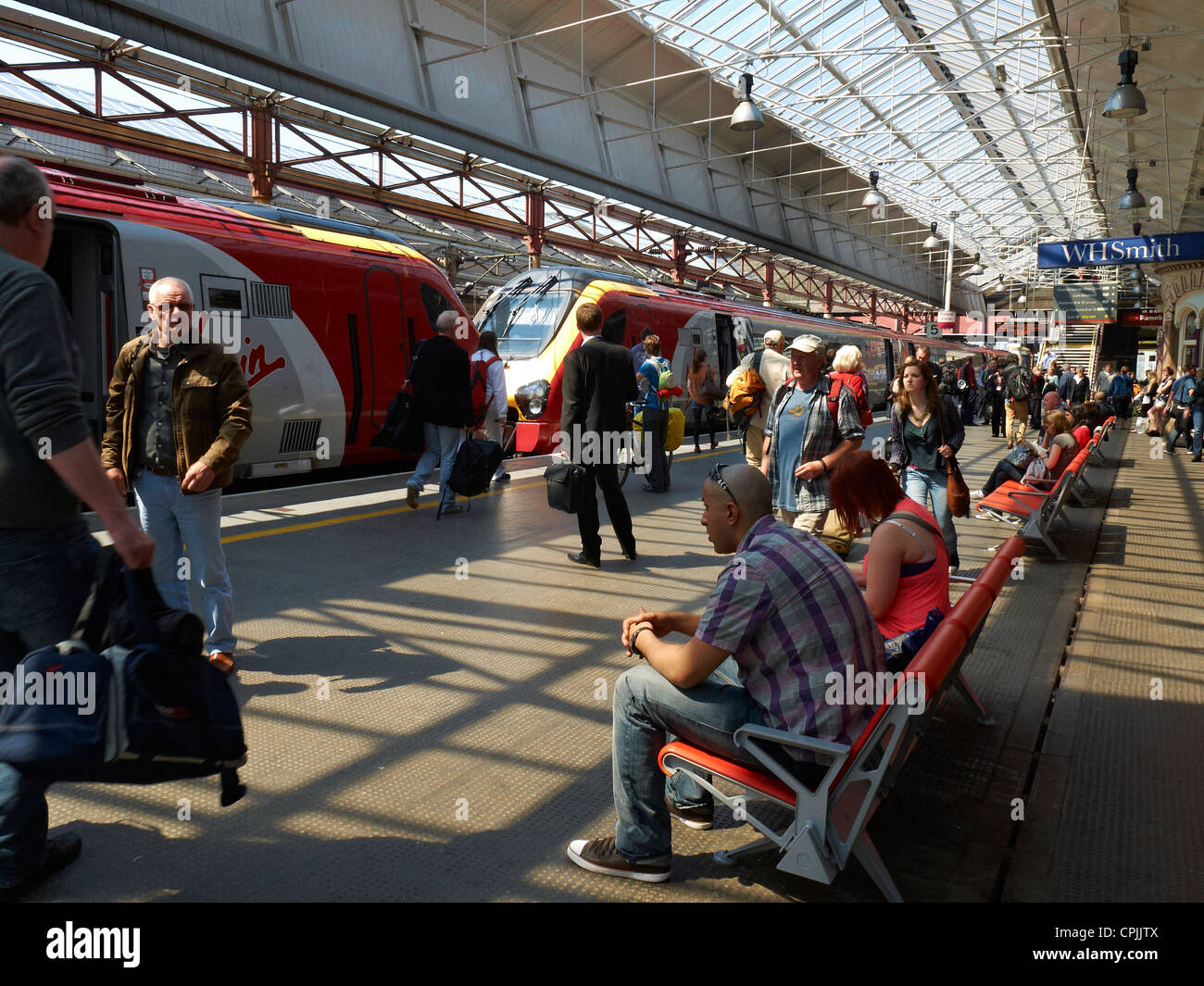 Cheshire England People Busy Passengers Waiting Transport Hi res Stock cheshire-england-people-busy-passengers-waiting-transport-hi-res-stock