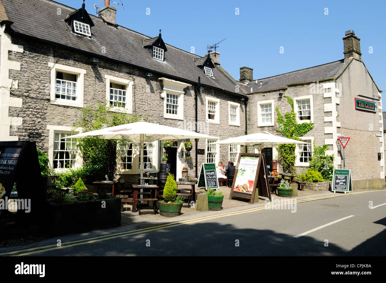 Castleton Hope Valley Derbyshire England.Gem of the Peak.The Castle