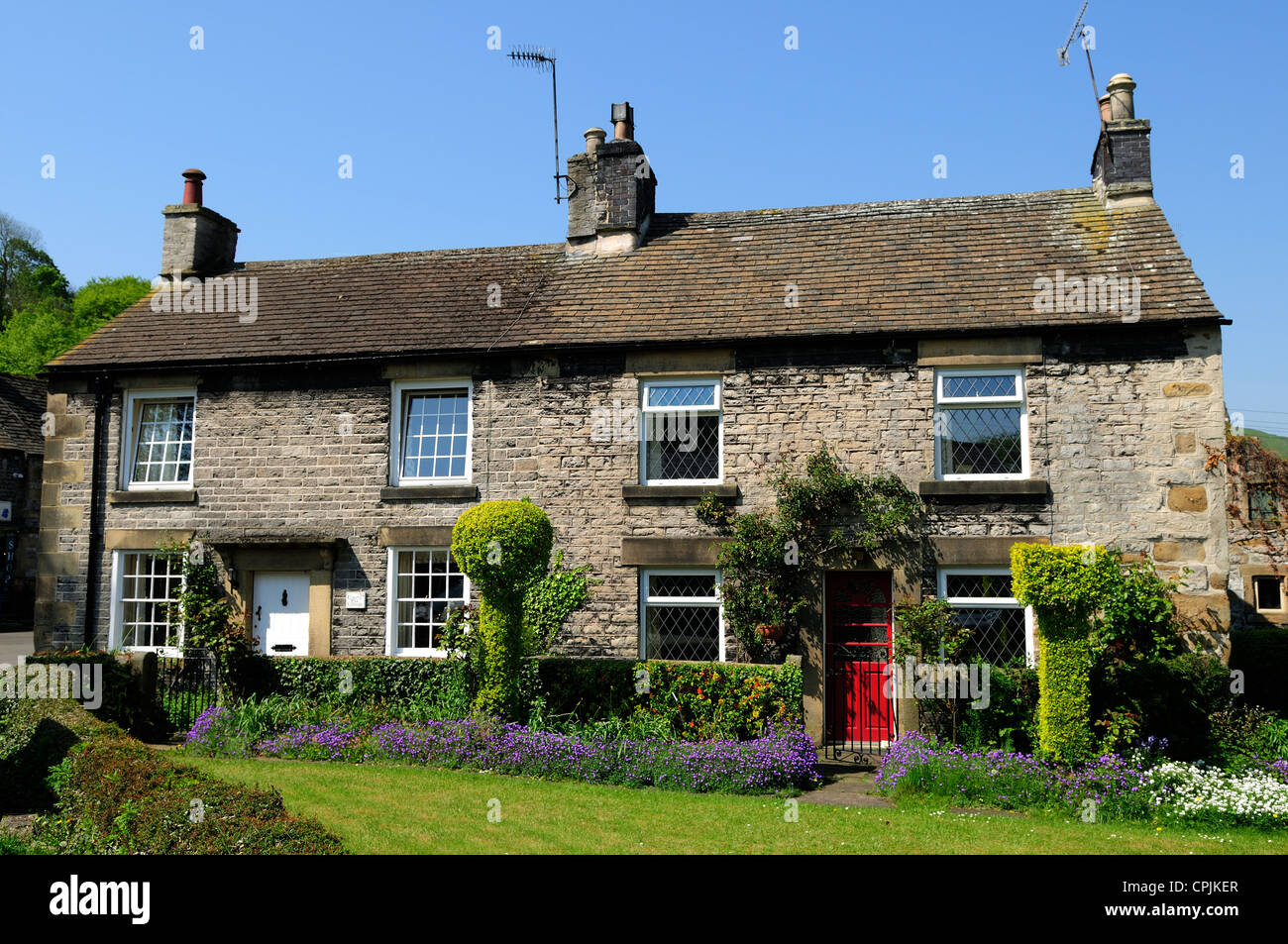 Castleton Hope Valley Derbyshire England.Gem of the Peak.Stone Cottage