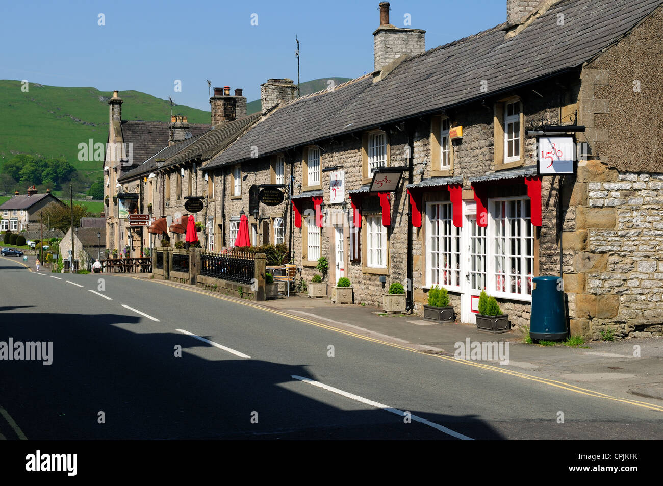 Castleton Hope Valley Derbyshire England.Gem of the Peak.High Street