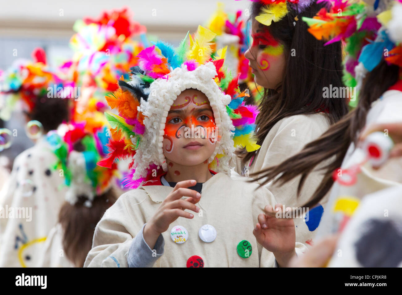 zinneke parade street carnival Stock Photo