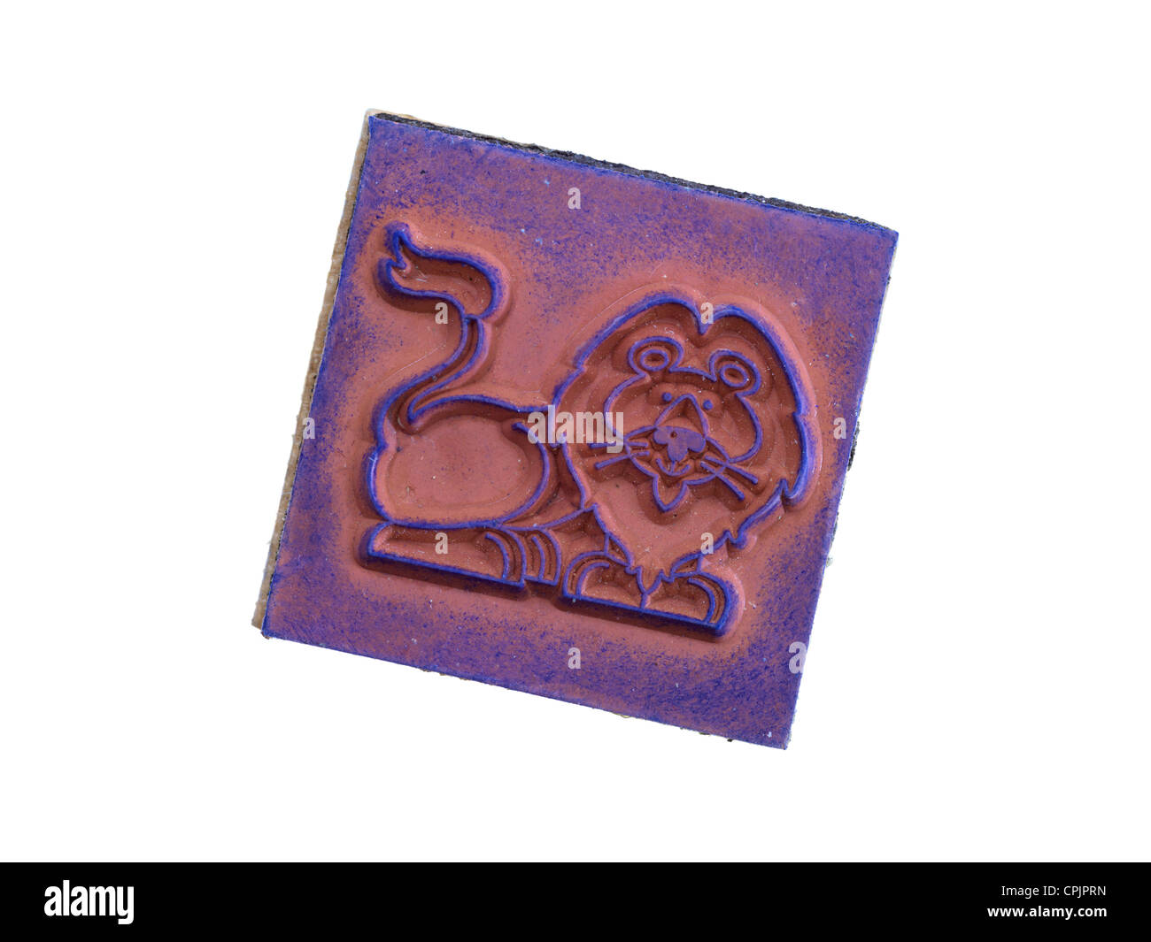 Print stamps isolated against a white background Stock Photo Alamy